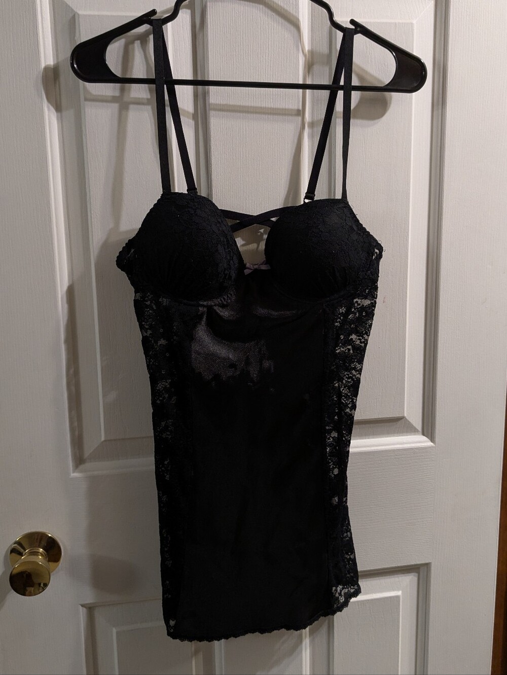 Apt. 9 Black Lace Lingerie Slip
